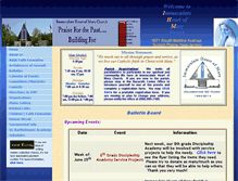 Tablet Screenshot of ihmparish.net